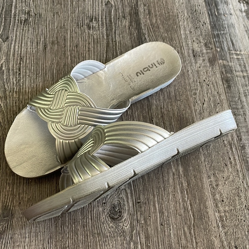 Inblu silver slides - Picture 2 of 4